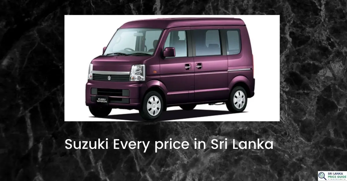 Suzuki Every price in Sri Lanka